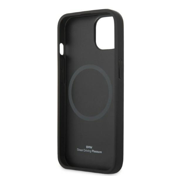 Etui BMW Signature Logo Imprint MagSafe na iPhone 14 - czarne