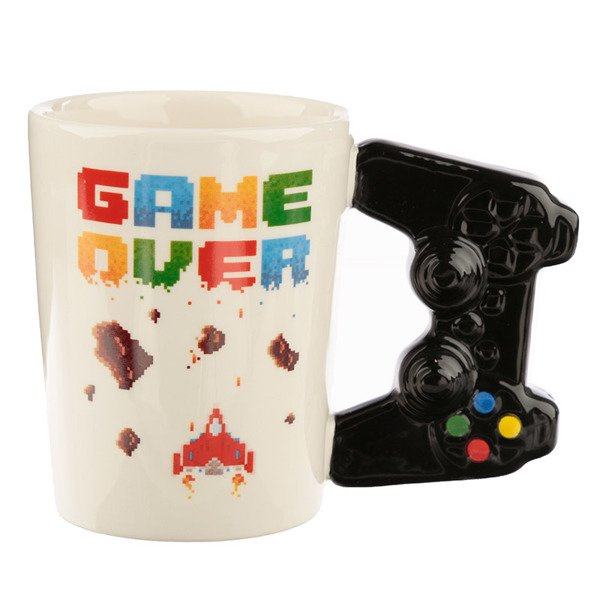 CUP GAME OVER GAMEPAD BLACK 250ML