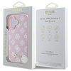 Guess GUHMP16SPGPYSP iPhone 16 6.1" różowy/pink hardcase Peony Script MagSafe