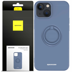 Spacecase Etui Silicone Ring iPhone 13 Mini blue