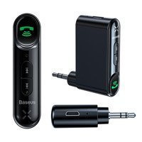 BASEUS QIYIN BLUETOOTH AUDIO RECEIVER AUX MINI JACK FOR THE CAR BLACK (WXQY-01)