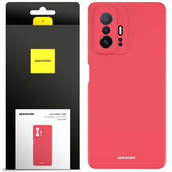 Spacecase Etui Silicone Case Xiaomi 11T/11T Pro red