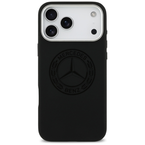 Etui Mercedes Silicone Vintage Logo      MagSafe do iPhone 17 Pro Max czarny