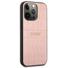 Guess GUHCP13LPCRBPI iPhone 13 Pro / 136,1" różowy/pink Croco Strap Collection
