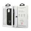 Guess GUHCP13MPSATPK iPhone 13 / 14 / 156.1" czarny/black hardcase SaffianoTriangle Logo Cardslot