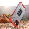 CRYSTAL RING CASE KICKSTAND TOUGH RUGGED COVER FOR IPHONE 12 RED