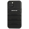 AMG AMHCP14MGSEBK iPhone 14 Plus 6,7 "black / black hardcase Leather Debossed Lines