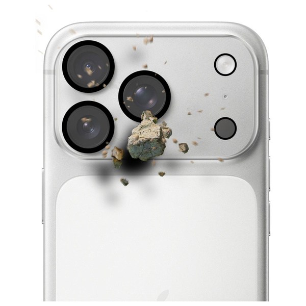 Ochrona na obiektyw aparatu 3MK Lens Pro FullCover do Apple iPhone 17 Pro
