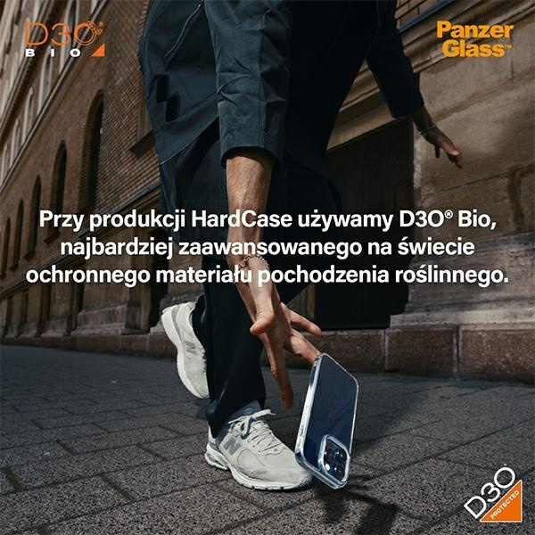 PanzerGlass HardCase iPhone 15 / 14 / 13 6.1" D3O 3xMilitary grade transparent 1172