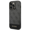 Guess GUHCP14XG4GLGR iPhone 14 Pro Max6,7" szary/grey hard case 4G Stripe Collection