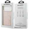 Etui Karl Lagerfeld Karl Script Logo do  iPhone 17 Pro Max różowy