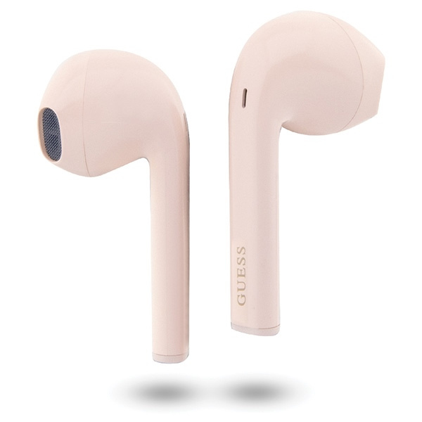 Guess słuchawki Bluetooth GUTWST26PSPTWS + stacja dokująca różowy/pink Classic EST Logo
