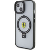 Etui Ferrari Ring Stand 2023 Collection MagSafe na iPhone 15 Plus / 14 Plus - czarne