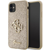 Guess GUHCN61HG4SGD iPhone 11 / Xr 6.1" złoty/gold hardcase Glitter Script Big 4G
