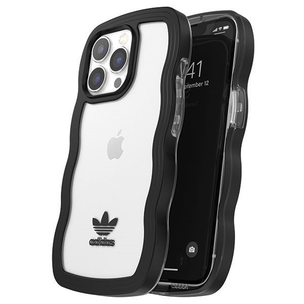 Adidas OR Wavy Case iPhone 13 Pro/13 6,1" czarny-przezroczysty/black-transparent 51900