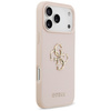 Etui Guess Grained Big 4G & Classic Logo do iPhone 17 Pro Max różowy