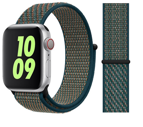  Apple Opaska sportowa Nike w kolorze purpury/oceanicznej zieleni do koperty 44mm / 45mm / 46mm / 49mm - rozmiar uniwersalny, oryginalna plomba,  MXN62ZM/A