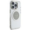 Etui Guess IML Metal Colored Circle      Classic Logo MagSafe do iPhone 16 Pro szary