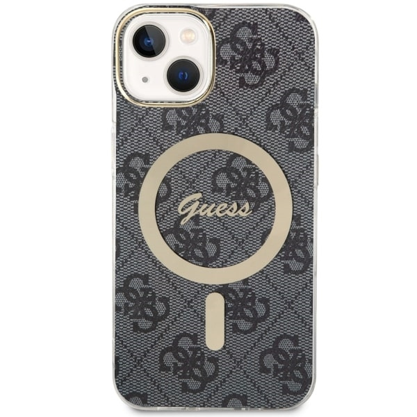 Guess GUHMP14MH4STK iPhone 14 Plus/ 15 Plus 6.7" czarny/black hardcase 4G MagSafe