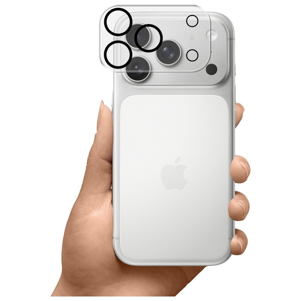 Ochrona na obiektyw aparatu 3MK Lens Pro FullCover do Apple iPhone 17 Pro