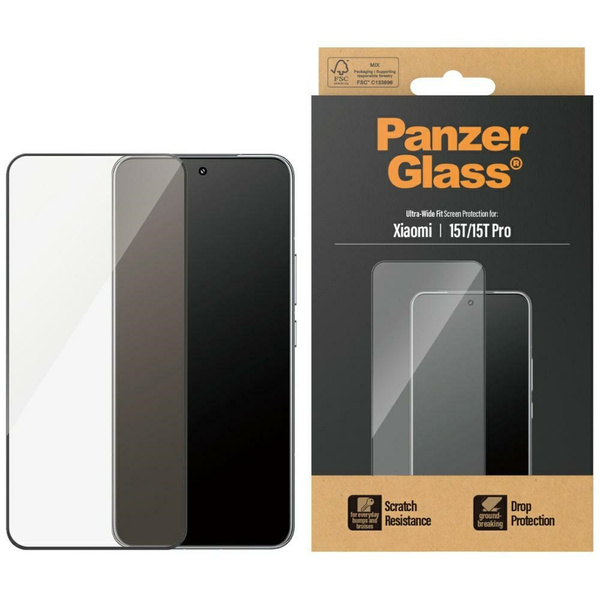 Szkło hartowane PanzerGlass Ultra-Wide Fit do Xiaomi 15T / 15T Pro