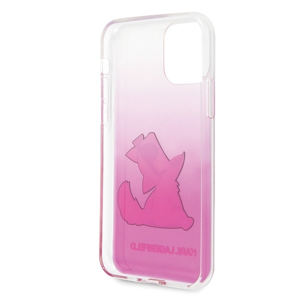 Etui Karl Lagerfeld Choupette Fun na iPhone 11 Pro - różowe