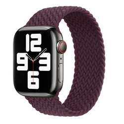 Apple Opaska APPLE WATCH BRAIDED STRAP SOLO ML463ZM/A 40/41/42MM SIZE 8 DARK CHERRY ORYGINALNA PLOMBA