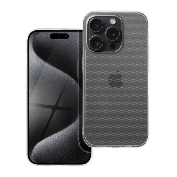 Futerał CLEAR CASE 2 mm do IPHONE 15 Pro transparentny