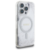 Guess GUHMP16LRGRGES iPhone 16 Pro 6.3"  srebrny/silver hardcase Resin Gradient Glitter MagSafe