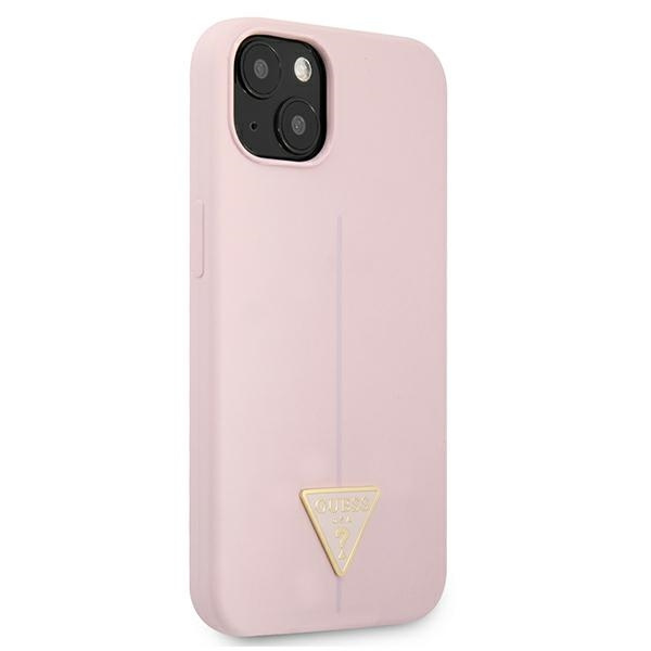Guess GUHCP13MSLTGU iPhone 13 / 14 / 156.1" fioletowy/purple hardcase Silicone Triangle