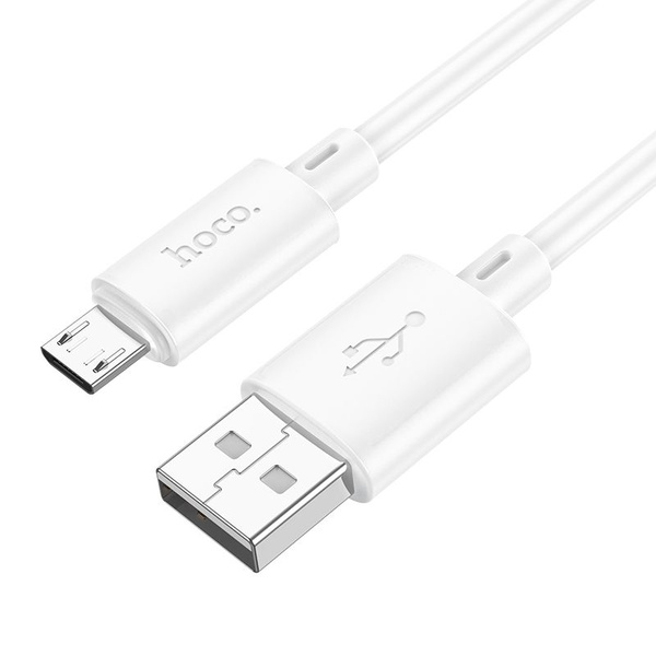 Kabel USB A do Micro USB Hoco 2,4A 2 m X88 biały