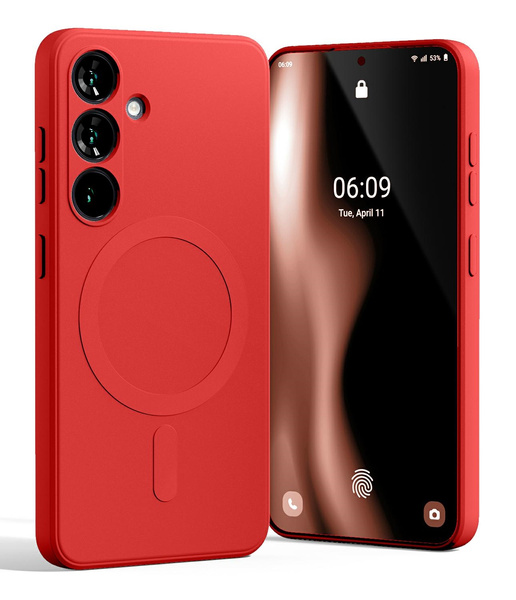 Mercury MagSafe Semi-Silicone Sam S25 S931 czerwony /red