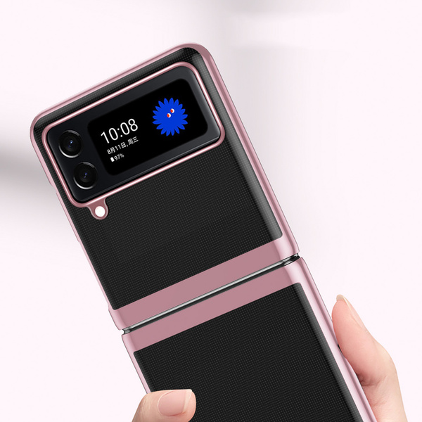 METALLIC PLATING CASE FOR SAMSUNG GALAXY Z FOLD 2 5G BLACK