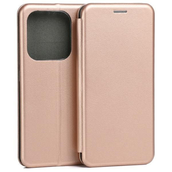 Etui Beline Book Magnetic Xiaomi Redmi    Note 14 5G różowo-złoty/rosegold