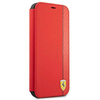 Ferrari FESAXFLBKP13SRE iPhone 13 mini 5.4" red/red book On Track Carbon Stripe