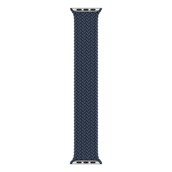 Apple Opaska APPLE WATCH ML6J3ZM/A BRAIDED SOLO LOOP 45MM SIZE 5 Abyss Blue ORYGINALNA PLOMBA