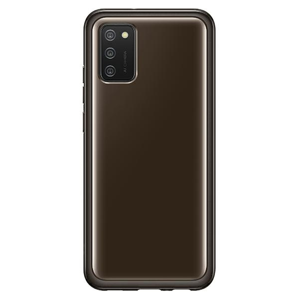 SAMSUNG ETUI SOFT CLEAR COVER EF-QA026TBE SAMSUNG GALAXY A02S CZARNY