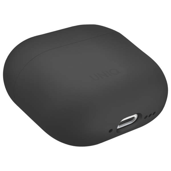 UNIQ etui Lino AirPods 4 Silicone        szary/ash grey