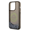Etui Karl Lagerfeld Liquid Glitter RSG na iPhone 14 Pro - czarne
