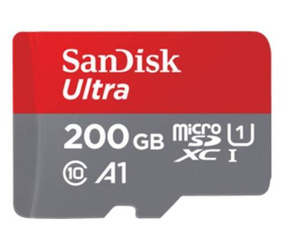 KARTA PAMIĘCI SANDISK ULTRA MICROSDXC 200GB 120MBs A1 CLASS