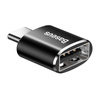 Adapter Baseus USB do USB Type-C 2,4A (czarny)