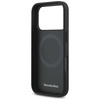 Etui Mercedes Plain Smooth Leather       MagSafe do iPhone 17 Pro czarny