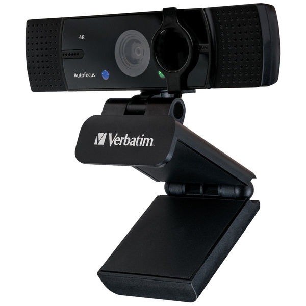 Kamera internetowa Verbatim z podwójnym  mikrofonem Ultra HD 4K AWC-03 czarny/black 49580