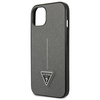 Guess GUHCP13SPSATLG iPhone 13 mini 5,4" srebrny/silver hardcase SaffianoTriangle Logo
