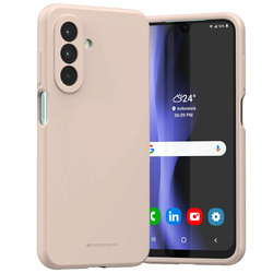 Etui Mercury Silicone do Samsung Galaxy A26 różowo-piaskowy