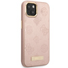 Guess GUHMP14SSAPSTP iPhone 14 / 15 / 13 6.1" różowy/pink hardcase Peony Logo Plate MagSafe
