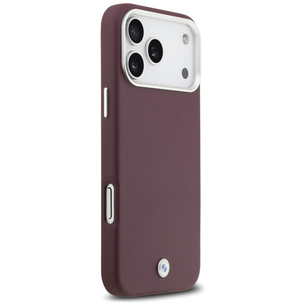 Etui BMW Sign Full Wrapped Metal MagSafe do iPhone 17 Pro Max czerwony