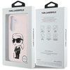 Etui Karl Lagerfeld Silicone Graffiti    Ikonik Printed Logo MagSafe do Samsung Galaxy S25 różowy