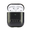 Audi Leather Big Logo AirPods 1/2 cover   czarny/black AU-AP-GT/D3-BK