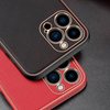 DUX DUCIS YOLO ELEGANT CASE MADE OF SOFT TPU AND PU LEATHER FOR IPHONE 13 PRO MAX RED